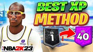 BEST XP METHOD on NBA 2K23 CURRENT GEN LVL 40 in 2-3 DAYS HOW TO REPLEVEL UP FAST on NBA 2K23