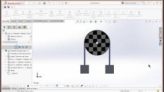 Pulley Rope dynamic  Animation in Solidworks