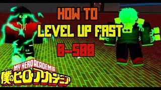 how to level up fast  boku no roblox remastered