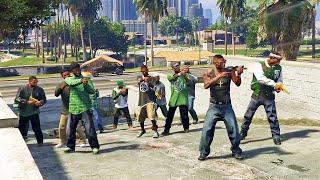 Families vs Ballas vs Vagos vs Marabunta Grande  GTA 5 NPC Wars 67