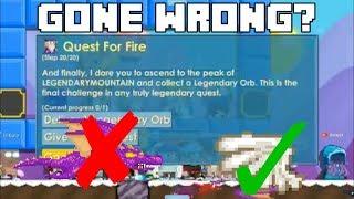 Completing Legendary Wizard steps Getting the Legendary Dragon in Growtopia.