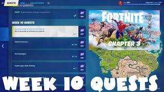 Chapter 3 ALL Week 10 Challenges Guide - Fortnite Season 1