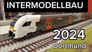 Intermodellbau 2024 Dortmund. Modelleisenbahn H0 und G. Neuheiten Roco Nightjet Brawa Lemke...