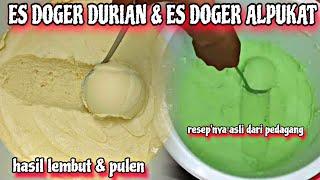 NGGA CUKUP 1 GELAS SELALU NAMBAH ‼️ RESEP ES DOGER ALPUKAT & ES DOGER DURIAN