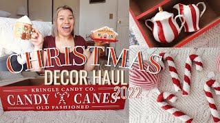  CHRISTMAS DECOR HAUL 2022 CHRISTMAS GINGERBREAD DECOR CANDY CANE DECOR & MORE #christmasdecor