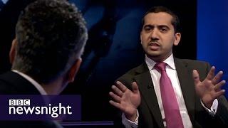 Maajid Nawaz Mehdi Hassan and Mo Ansar lock horns on BBC Newsnight