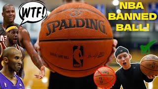 Testing The BANNED NBA Basketball That All The Players HATED NBA Spalding Cross Traxxion Test