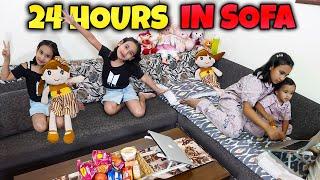 living in sofa for 24 hours challenge  PART-2  #LearnWithPari