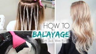 How to Balayage Hair  Freehand Painting