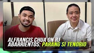 Alfrancis Chua expresses his delight in getting RJ Abarrientos on board  ABS-CBN News