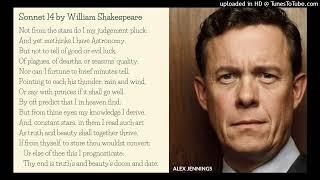 Poetry Sonnet 14 by William Shakespeare read by Alex Jennings