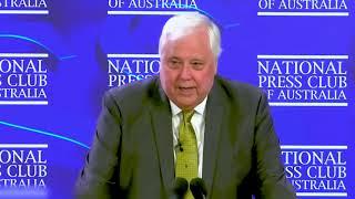 Clive Palmer The most important speech for Australia