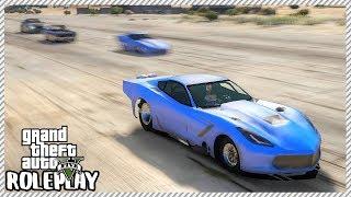 GTA 5 Roleplay - INCREDIBLE C7 Corvette Pro Mod Drag Racing  RedlineRP #353