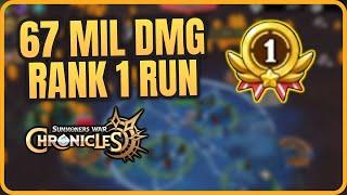 KOTAS AVENTURE 67 MILLION RANK 1 RUN - Summoners War Chronicles