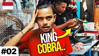 Eating Cobra in Indonesia 