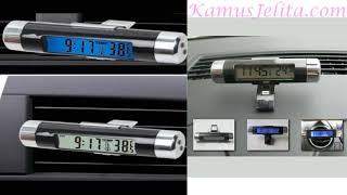 Jam Digital Temperatur Suhu Mobil LED