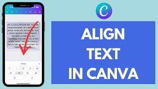 How to Align Text in Canva 2024  Canva Tutorial