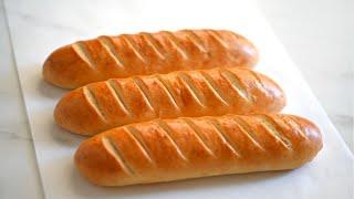 Soft French Bread  Best Bread for making sandwich Soft Bread  Soft Baguette Easy Homemade Bread