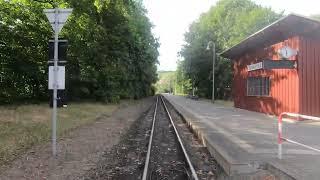 Lokmitfahrt auf der Lößnitzgrundbahn  von Radebeul Ost bis Moritzburg  Sommer 2023
