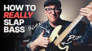 HOW TO SLAP BASS beginner intermediate and BOSS level