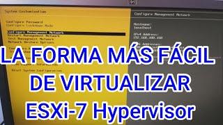 Como Instalar VMware ESXi Hypervisor vSphere versión 7