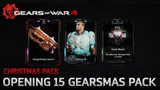 Gears of War 4 - Christmas Holiday Opening 15 Gearsmas Packs