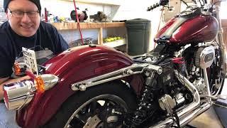 Easy Brackets for mounting bags on my Harley Low Rider