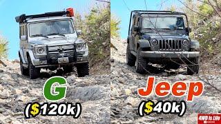 Mercedes G-Class vs Jeep Wrangler - Off-road Comparison