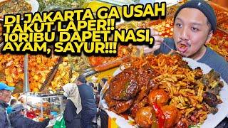 DI JAKARTA 10RIBU MASIH DAPET NASI AYAM SAYUR TERLALU MURAH WARTEG INI