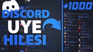 Sunucunuzu 1 Dakikada 1000 ÜYE YAPIN  Discord