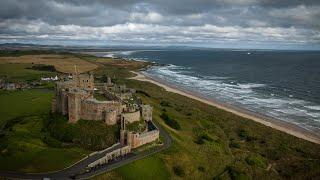 Bamburgh Castle From Above A Breathtaking 4K Drone Experience