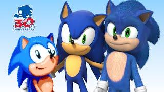 Sonic Logo Crossover 30th anniversary animation