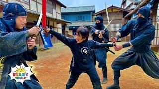 Ryan filmed Ninja Action Movie in Japan