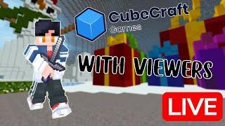 Cubecraft Live with Viewers  ITS 2024 parties and mega games  Join Now