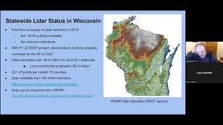 Wisconsins GIS Landscape Current and Future data projects