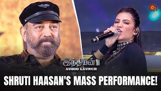 Shruti Haasans Mass Performance  Indian 2 Audio Launch - Best Moments  Kamal Haasan  Sun TV