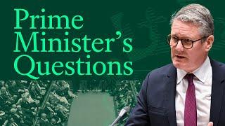 Keir Starmers first Prime Ministers Questions with British Sign Language BSL - 24 July 2024