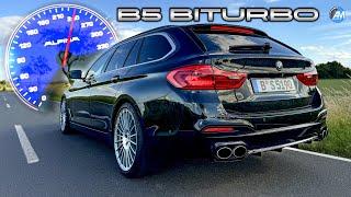 ALPINA B5 TOURING 608hp  100-200 kmh accelerations by Automann in 4K
