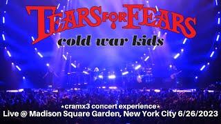 Tears for Fears & Cold War Kids LIVE @ Madison Square Garden New York City NY 6262023