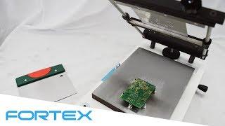 SMT PCB Manual Precision Solder Paste Stencil Printer  Fortex