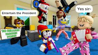 THE AMAZING DIGITAL CIRCUS 4 PRESIDENT CAINE  Roblox Brookhaven  RP - Funny Moments
