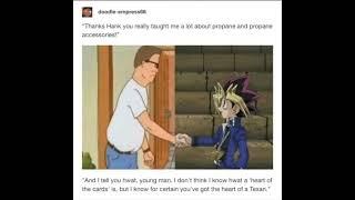 Hank Hill and Yami Yugi