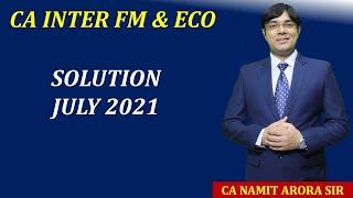 CA INTER FM ECO JULY 2021 SOLUTION