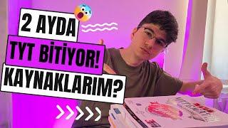 2 AYDA TYTYİ BİTİRİYORUM  KAYNAKLARIM  KAYNAK ÖNERİLERİ #yks2025