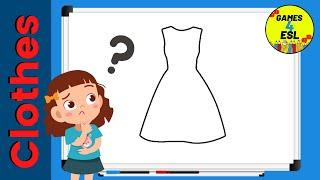 Clothes Vocabulary For ESL Students  Fun Guessing Game For Kids