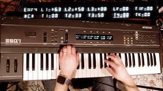 Ensoniq ESQ-1 first impression and walkthrough