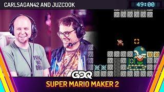 Mario Maker Troll Race Live with Juzcook at SGDQ2024