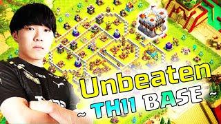 TH11 WAR BASE WITH LINK Best TH11 anti 3 star war base 2024 COC TH11 CWL Base after update