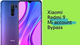 Xiaomi Redmi 9 MI account bypass #unlocktool 2022