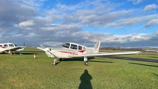 Flying G-BPFH PA-28 from EGPT Perth Scone and back.